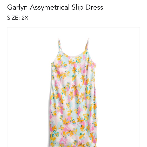 Garlyn Asymmetrical Slip Dress - Picture 1 of 3